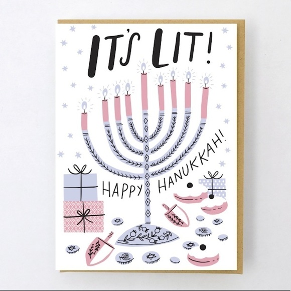 NEW Hello Lucky Happy Hanukkah greeting card - Picture 1 of 2